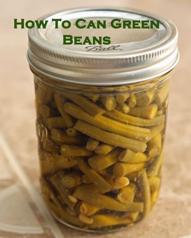 How to Can Green Beans Super Healthy Kids